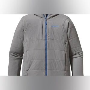 Patagonia Men's Nano-Air Jacket L Gray and Lions Blue